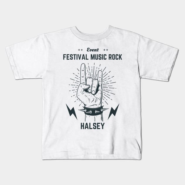 Halsey Kids T-Shirt by beha32